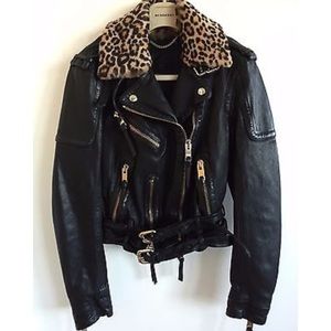 Burberry Prorsum Women's Leather Biker Jacket